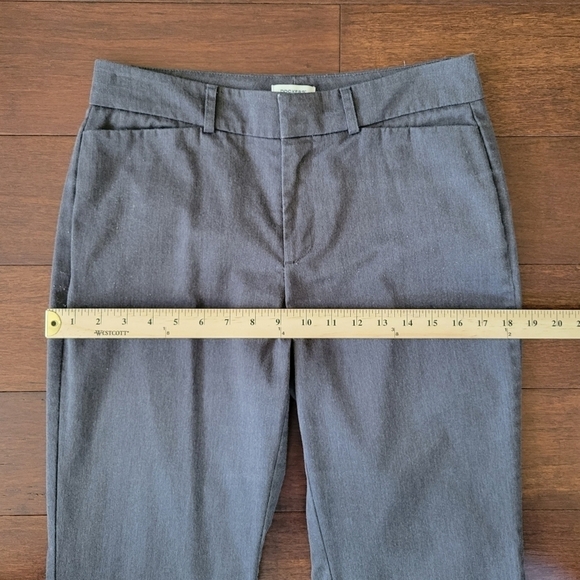 Dockers Ideal Fit Metro Pants Bootcut Mid-Rise Trousers Dress Pants Size 6 Gray - Picture 5 of 7